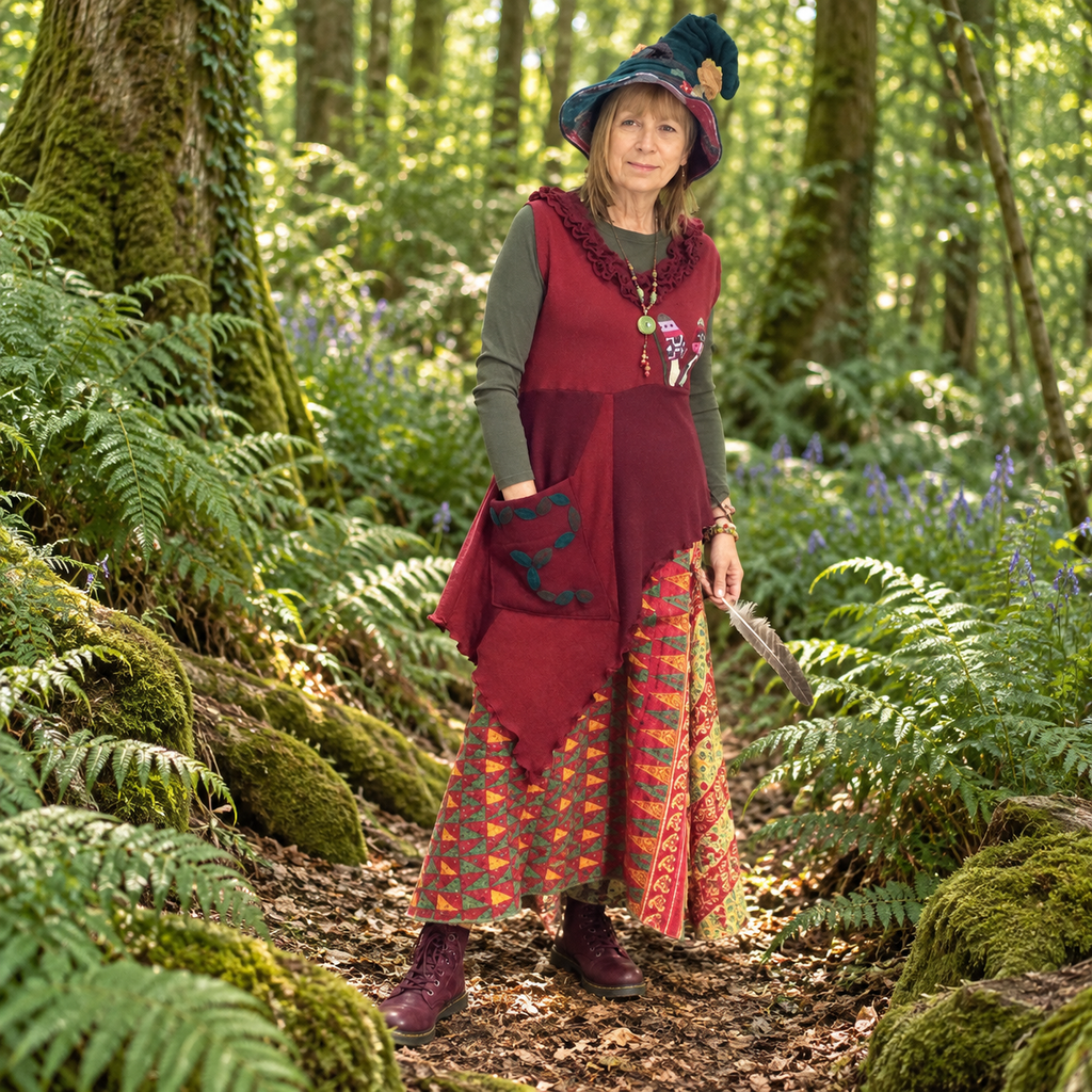 Mushroom Sleeveless Tunic Top by Stewed Fairy