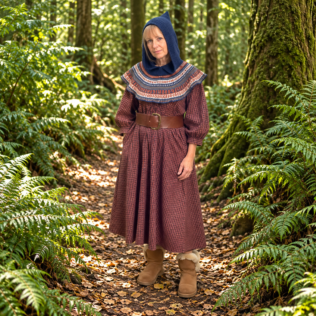 Upcycled Hooded Cowl by Stewed Fairy