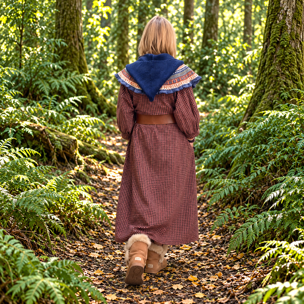 Upcycled Hooded Cowl by Stewed Fairy
