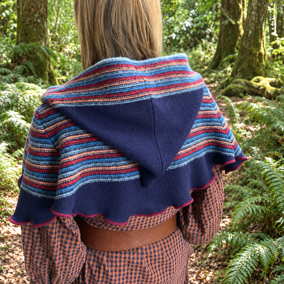 Upcycled Hooded Cowell by Stewed Fairy
