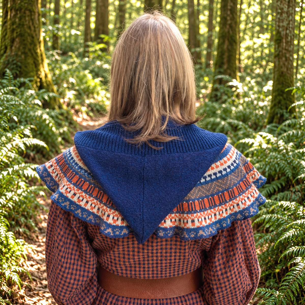 Upcycled Hooded Cowl by Stewed Fairy