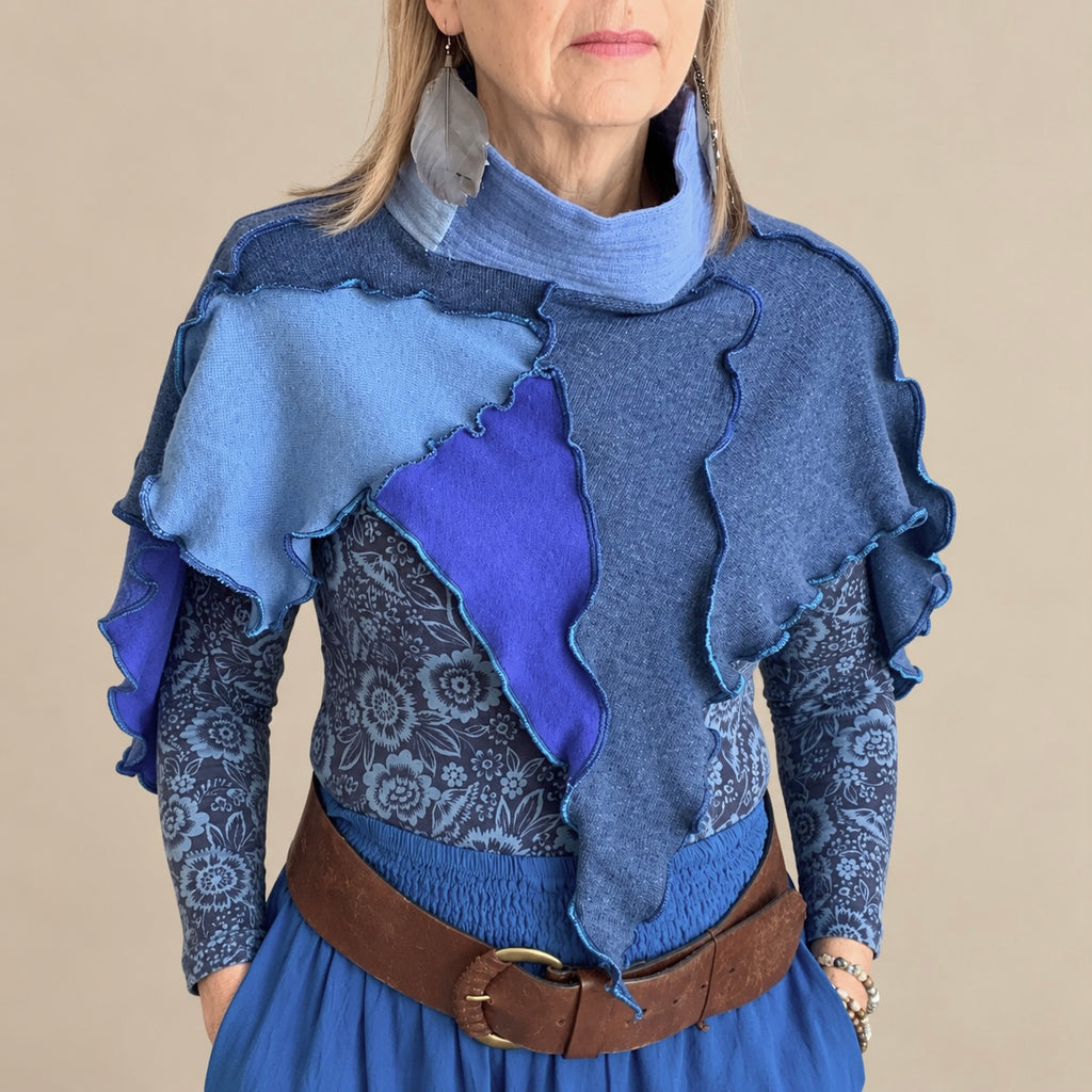 Upcycled Pixie Wrap by Stewed Fairy