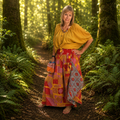 Upcycled Kantha Skirt by Gringo