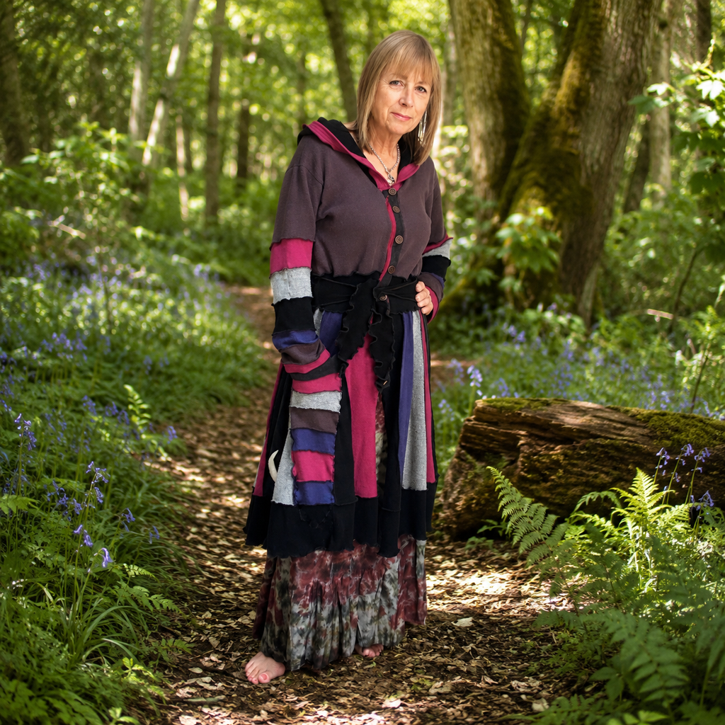 Upcycled Lambswool & Cashmere Witchy Pixie Coat by Stewed Fairy