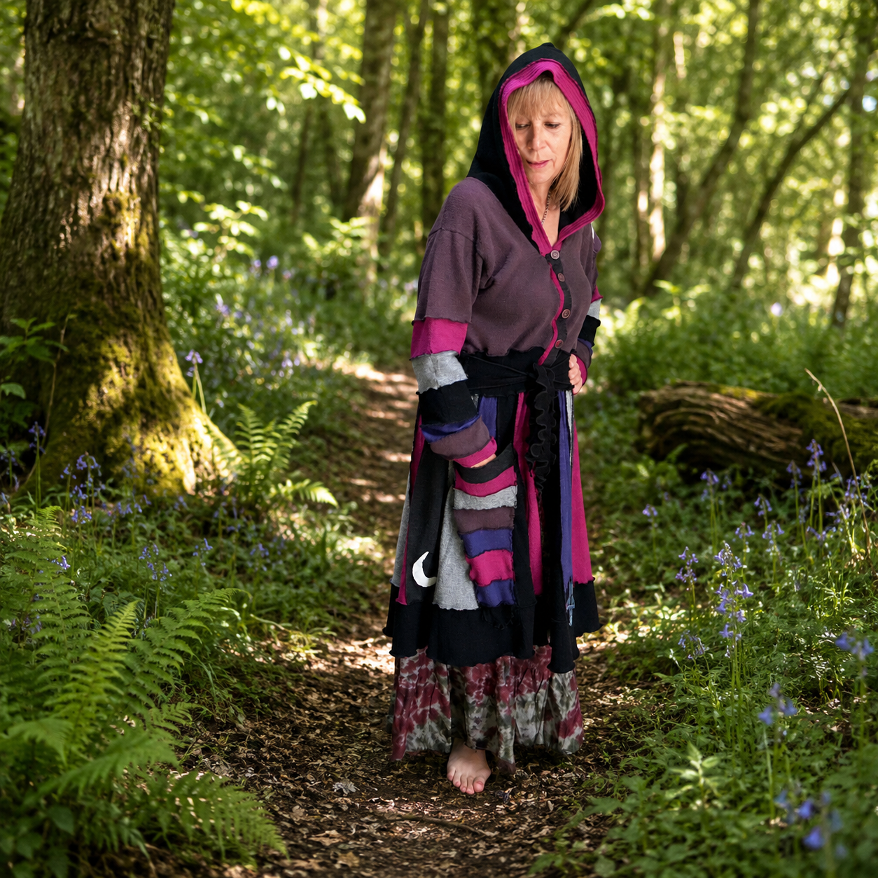 Upcycled Lambswool & Cashmere Witchy Pixie Coat by Stewed Fairy
