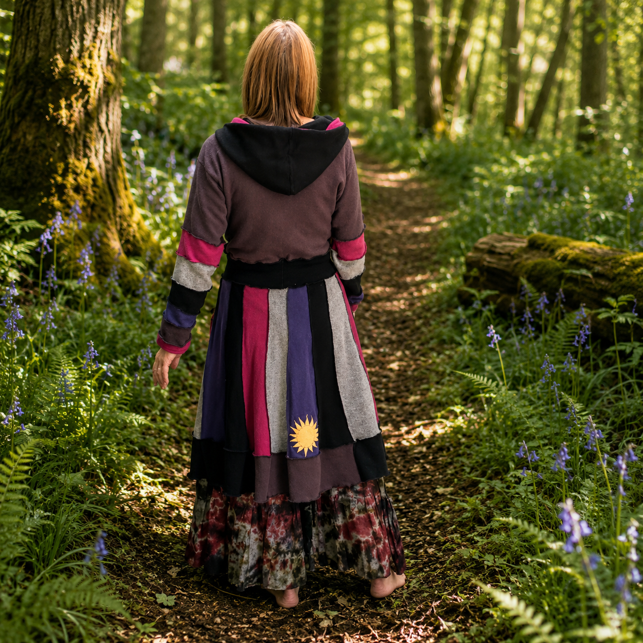 Upcycled Lambswool & Cashmere Witchy Pixie Coat by Stewed Fairy