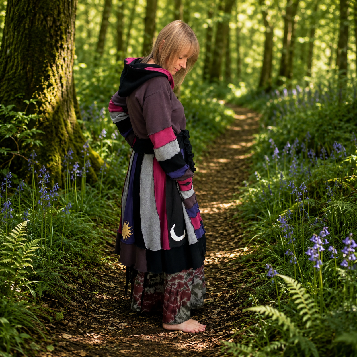 Upcycled Lambswool & Cashmere Witchy Pixie Coat by Stewed Fairy