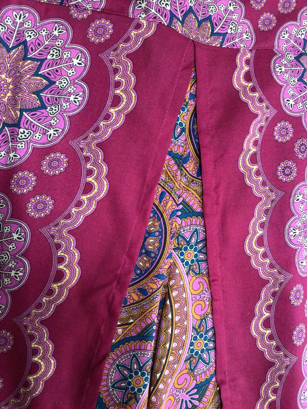 Pink Gypsy Boho Maxi Skirt by Namaste