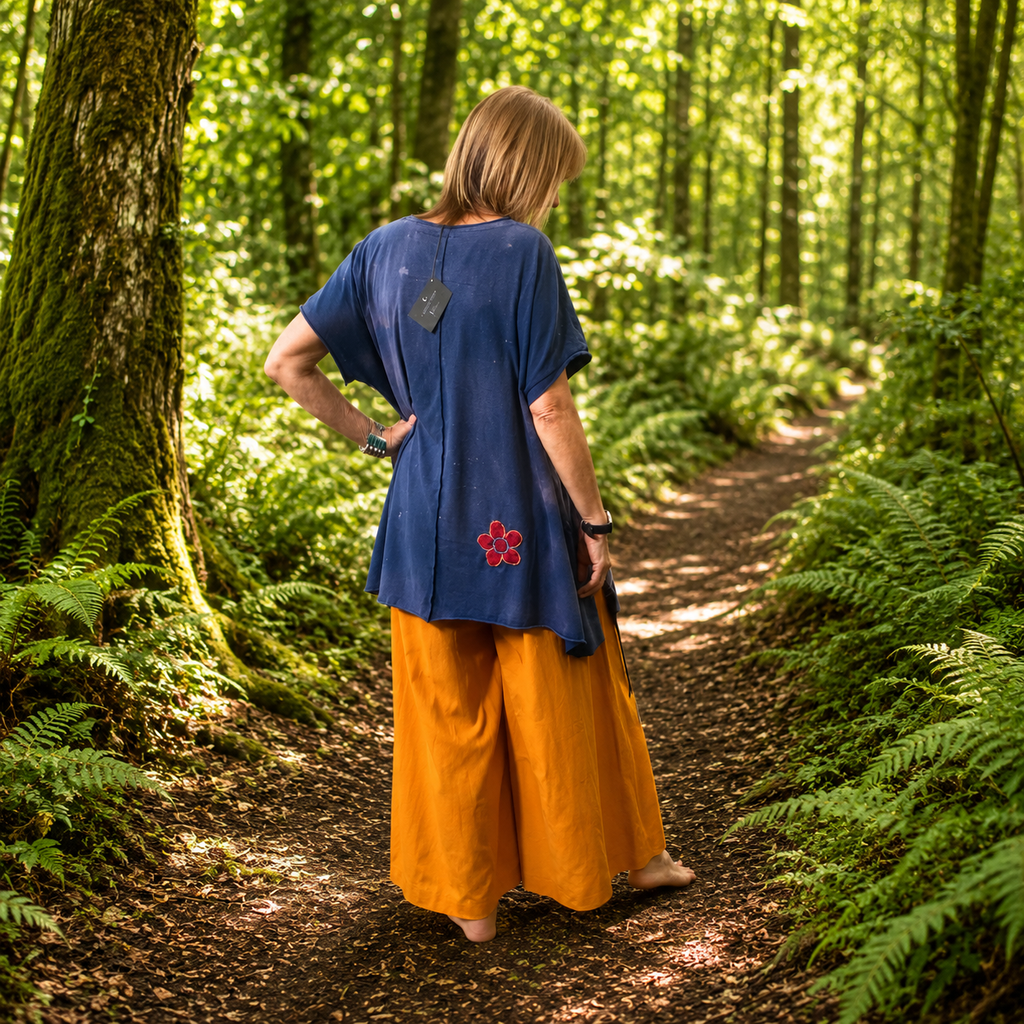 Dirty Hippie Long Length T-Shirt by Stewed Fairy