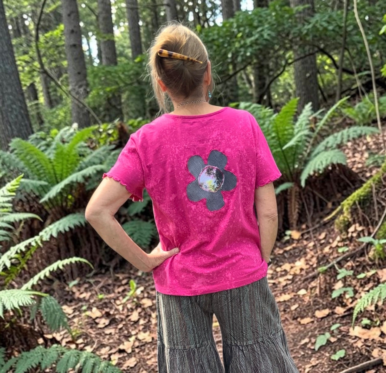 'Dirty Hippie' Upcycled T-Shirt by Stewed Fairy