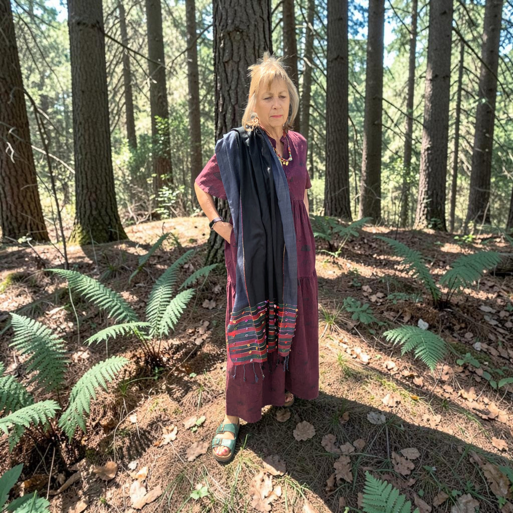 Fair Trade Mushroom Print Cotton Dress by Namaste