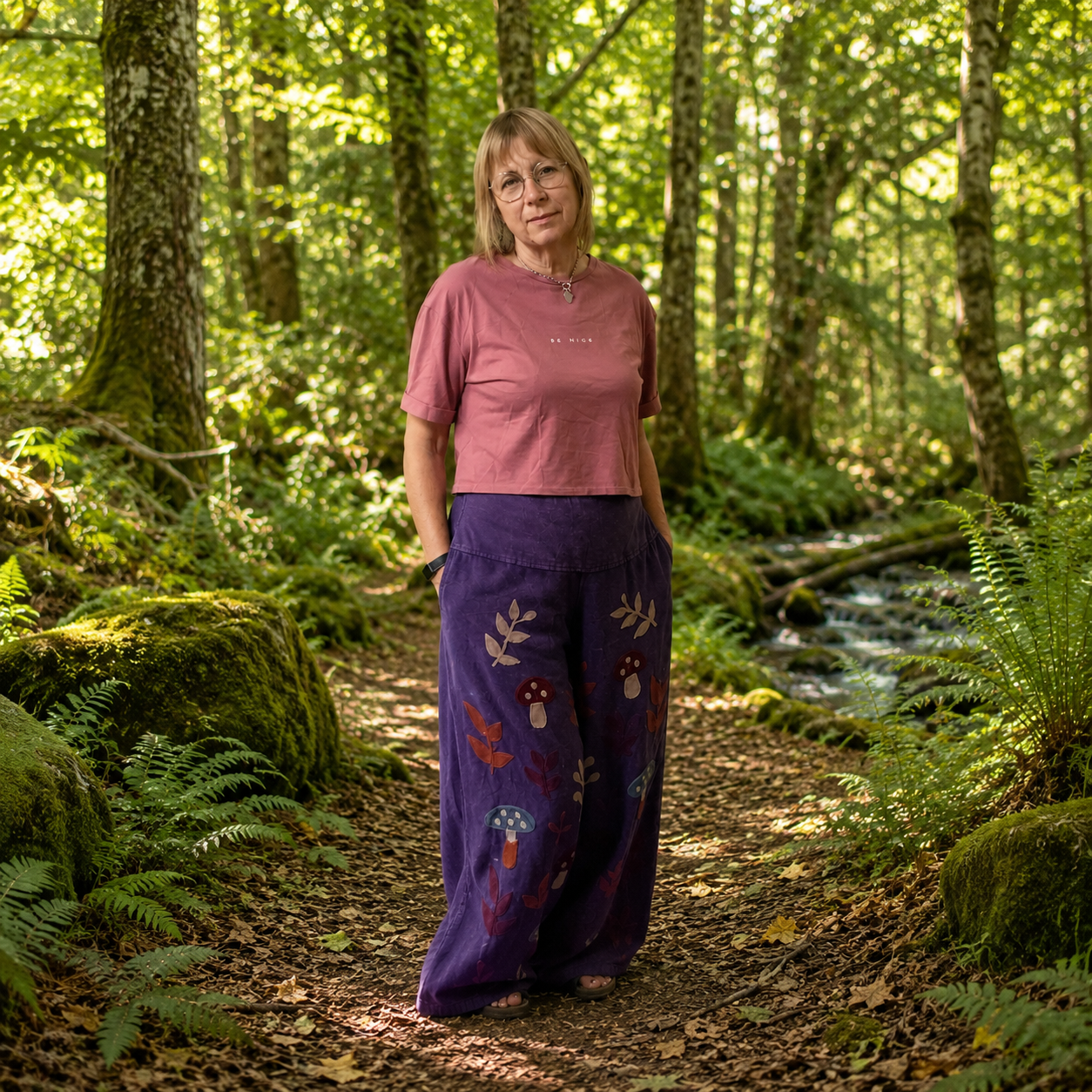 Embroidered Heavyweight Cotton Trousers by Gringo