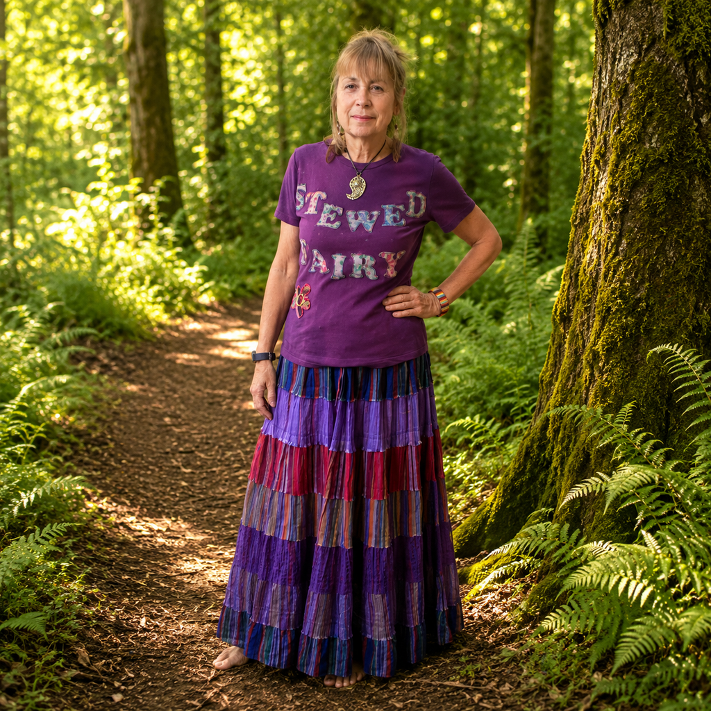 Upcycled T-Shirt by Stewed Fairy