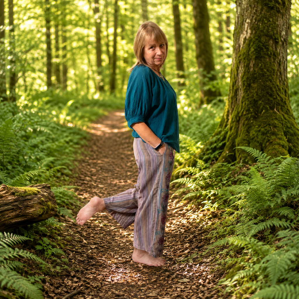 Embroidered Cotton Three-Quarter Trousers by Gringo
