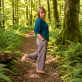 Embroidered Cotton Three-Quarter Trousers by Gringo